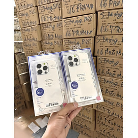 Ốp lưng dành cho iPhone 16 Pro Max, iPhone 16 Pro, iPhone 16 Plus, iPhone 16 hiệu X&M cứng trong siêu mỏng, không ố, bảo vệ máy cao cấp - Hàng chính hãng
