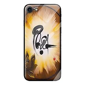 Ốp kính cường lực cho iPhone 7 thư pháp 27 - Hàng chính hãng