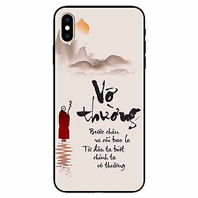 Ốp lưng in cho Iphone X/ Xs Mẫu Vô Thường Bước Chân