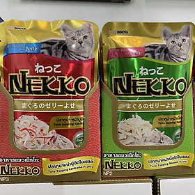 NEKKO Chính Hãng Công Ty - Pate Mèo vị Ngẫu Nhiên [JELLY/Gravy]