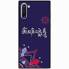 Ốp lưng dành cho Samsung Note 10 mẫu Om Mani Tiếng Phạn