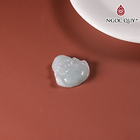 Mặt dây chuyền phật di lặc cẩm thạch type A 20x20mm mệnh hỏa mộc - Ngọc Quý Gemstones