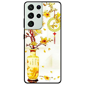 Ốp lưng dành cho Samsung Galaxy S21 Ultra mẫu Cây Mai Vàng