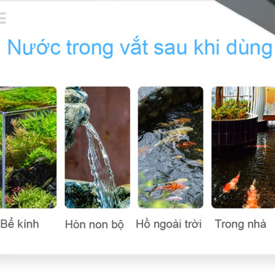 Sứ Lọc túi 1kg + Xốp lọc bể cá 90x30cm vật liệu lọc nước hồ thủy sinh siêu sạch
