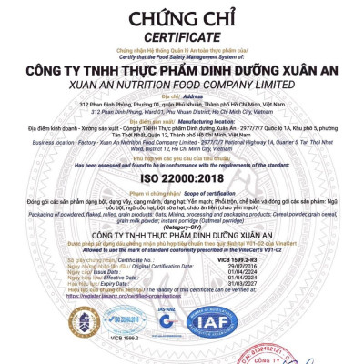 Combo 2 túi: N.Cốc Yến Mạch Hạnh Nhân Hạt Chia ít đường 400G + N.Cốc Gạo Lứt No Sugar[đường ăn kiêng]400G(Tặng Kèm 2 Túi Yến Mạch 150G)