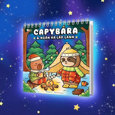 Sách Tô Màu - Capybara Khổ Vuông - Combo 3 Cuốn - Megabook