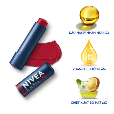 Son Dưỡng Môi NIVEA Caring Color Có Màu (4.8 G)