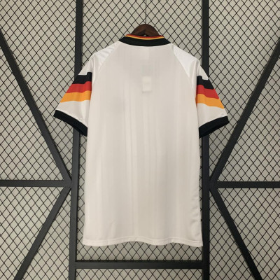 Áo Bóng Đá Retro Tuyển Đức 1992 - Sân Nhà bản cao cấp vải Cotton Polyester