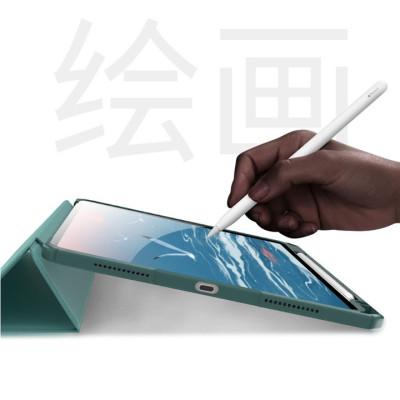 Bao Da Cao Cấp Dành Cho iPad Mini 6 (iPad Mini 2021) Chính Hãng Mutural Folio Case Lưng Trong Suốt, Chống Sốc, Có Ngăn Đựng Bút Tiện Lợi - Hàng Chính Hãng