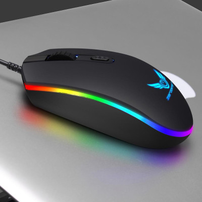 Chuột chơi game máy tính ZERODATE S900 1600DPI 4 nút đèn nền LED RGB