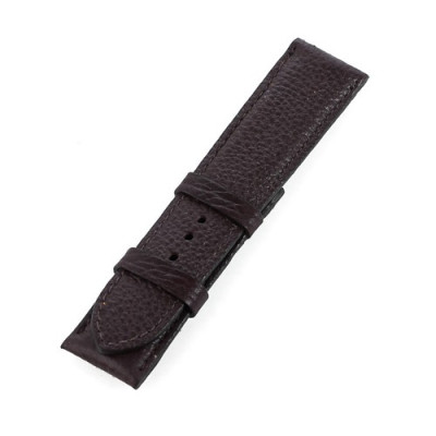 HJ8140-41-42 - Dây đồng hồ Huy Hoàng da bò size 22, 24, 26 màu nâu đen, tím đậm, nâu bạc