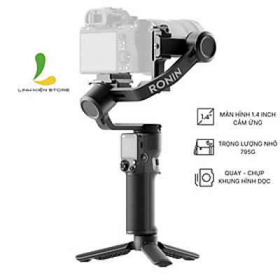 Tay cầm chống rung DJI RS 3 Mini / Ronin SC - Gimbal 3 trục dành cho máy ảnh thời lượng pin 10 giờ - Hàng nhập khẩu