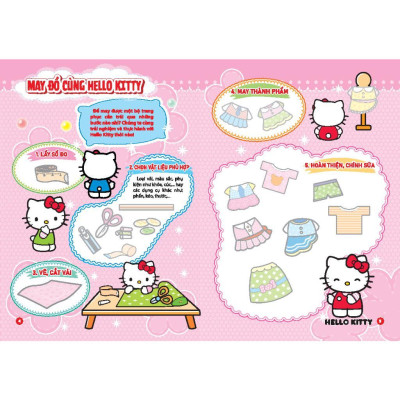 Sách - Bóc Dán Nhanh Tay - Hello Kitty - Tương Lai Tuyệt Vời - Minh Thắng