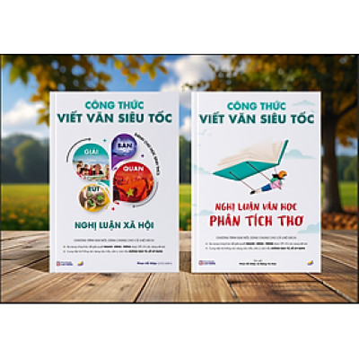 Sách công thức viết văn siêu tốc cho học sinh THCS + cuốn 101 bài văn mẫu nghị luận -  Cô Phan Hồ Điệp Đậu Ngọt