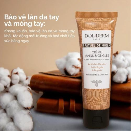 Kem Dưỡng Da Tay Và Móng Sữa Ong Chúa Doliderm Rituel de Miel - Pháp - 50ml