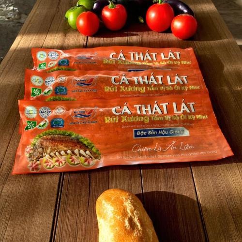 Cá Thát Lát Rút Xương Tẩm Vị Sả Ớt Kỳ Như 250g- Đặc sản Hậu Giang