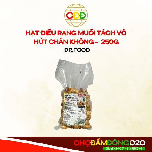 Hạt Điều Rang Muối Tách Vỏ HCK Dr.Foods 250g