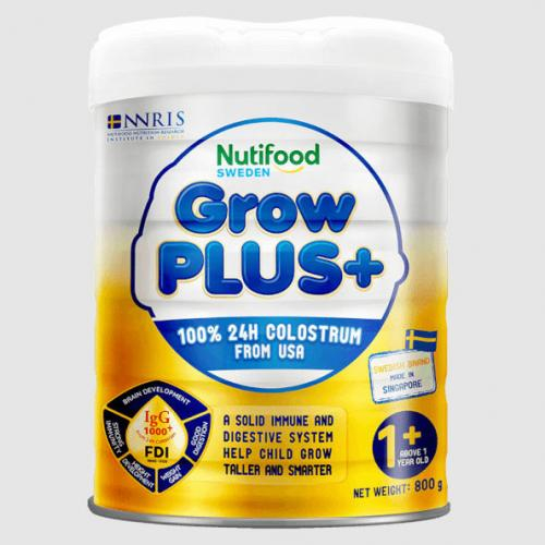 Sữa Bột Nutifood GrowPLUS+ Sữa Non 1+ Lon 800gr (Trên 1 Tuổi)