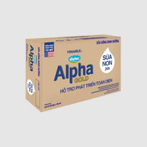 Sữa Bột Pha Sẵn Dielac  Alpha Gold 180ml (Trên 1 Tuổi)