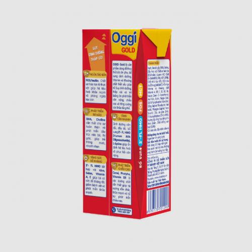 Sữa Bột Pha Sẵn Oggi Gold Hộp 180ml (Thùng 48 Hộp)