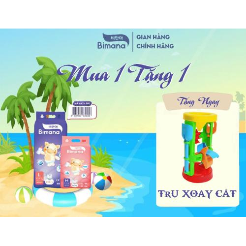 Tã Dán Bimana Hàn Quốc Size M (6 - 11Kg)